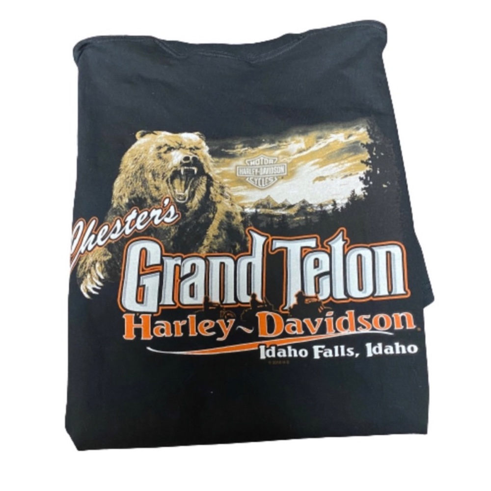 Harley Davidson graphic men’s t shirt new with sticker size XL - Picture 3 of 5